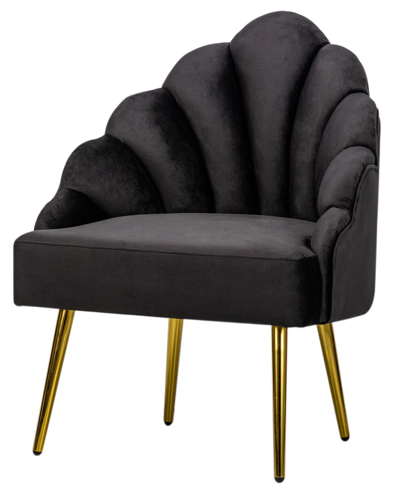 Fauteuil Coquillage Noir